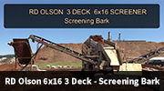 6x16 3 Deck - Screening Bark