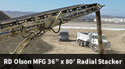 MFG 36x80 Radial Stakcer